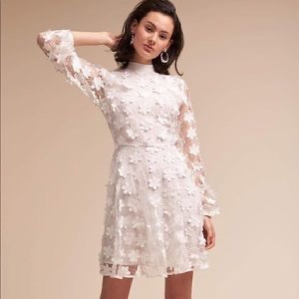 Stevie May 3D Floral Mini Dress w Bow Back - Picture 5 of 8